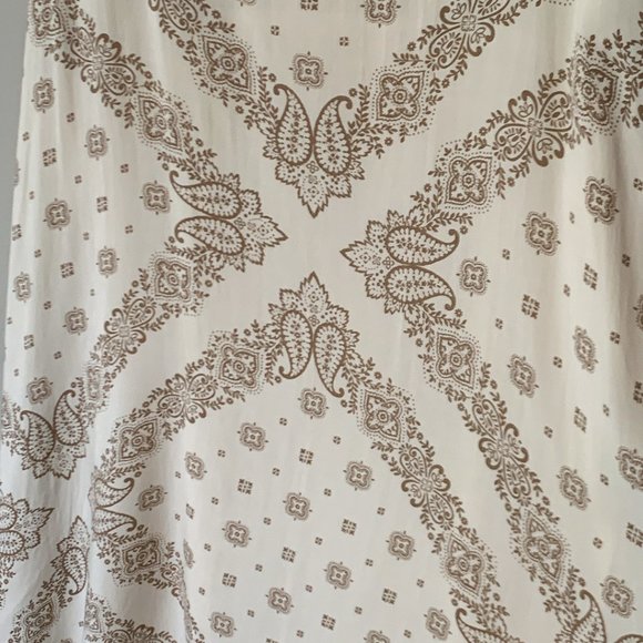 Wishlist Beige Paisley Bohemian Style Dress - Picture 3 of 5